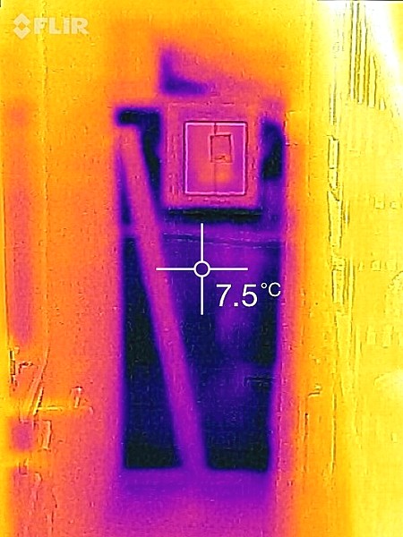 Photo Isolation Isolation utilisation camera thermique - 1 avant : 7 degrés 